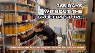 WHY we stopped shopping at the grocery store + Azure Standard Haul for a Year (large family of 10)