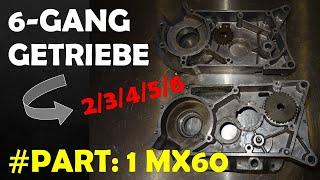 Simson 6 Gang Getriebe S51 Motor #PART: 1 - Gehäusebearbeitung für MX60 Motor