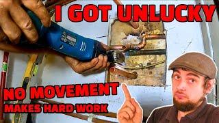 JOINING INTO PIPES WITH NO MOVEMENT | Day in the life of a plumber