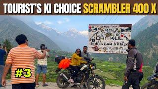 KALPA to CHITKUL Most Thrilling Route of Kinnaur | Scrambler 400X vs Himalayan 450