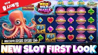 [슬롯머신][슬롯] NEW SLOT! 프라그마틱 플레이 와일드 와일드 펄스 프리뷰! Pragmatic Play Wild Wild PearlsFIRST LOOK