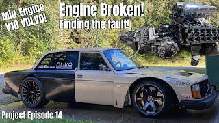 My V10 is broken! Find the fault! AWD Volvo 240 Project!