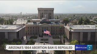 Arizona's 1864 abortion ban is officially off the books