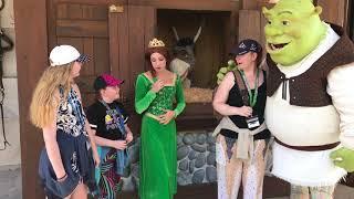 Meeting the Hilarous Donkey and Shrek at Universal