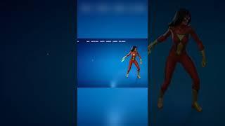 SHARE NOW‼️ SPIDER WOMAN in-game #shorts #FORTNITELEAKS #fortnite #spiderwoman #fortnitemares