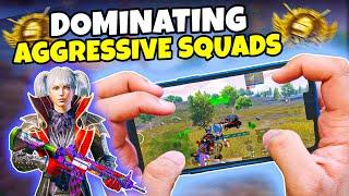 Dominating AGGRESSIVE SQUAD's | 1v4 Clutch Gameplay | Bixi Op Best Clutches | BGMI / PUBG Mobile