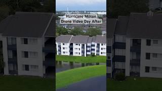 Hurricane Milton Drone Video Day After (Orlando, Florida)