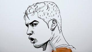 Easy Drawing of Cristiano Ronaldo #Shorts