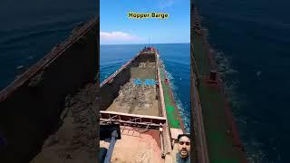 "Epic Hopper Barge Mud Dump in Action!"#HopperBarge#BargeDischarge#Dredging#ShipLife#viralshorts