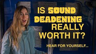 Is sound deadening worth it? | UK Van Build Series