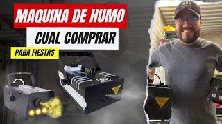 MAQUINA DE HUMO para FIESTAS  ¿que maquina de humo comprar?