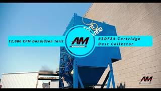 AM18257 12,000 cfm Donaldson Torit #3DF24 Cartridge Dust Collector