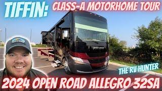 Class A MOTORHOME Tour | 2024 Open Road Allegro 32SA by TIFFIN!