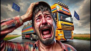 Алкаши атакуют дальнобой. ТОП стекломойных!!!