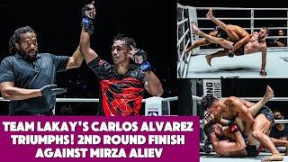 Team Lakay’s Carlos Alvarez Triumphs! Stunning 2nd Round Finish Against Mirza Aliev