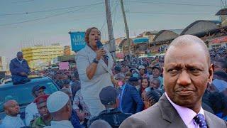 "RUTO UMETUMIA WAKIKUYU KAMA TISSUE" ANGRY CATE WARUGURU LOSES CONTROL IN LIMURU