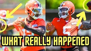 Shedeur Sanders VS Dillon Gabriel QB BATTLE At Cleveland Browns Minicamp Practices
