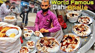 Sharma ji के world famous Dahi Bhalle | Delhi | Street food of India