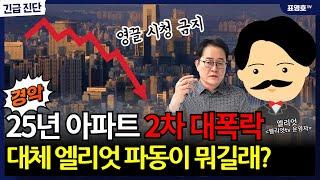 (긴급)2025년에 아파트 2차 폭락이 시작된다...(엘리엇 파동1부)