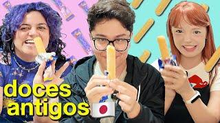 PROVANDO DOCES ANTIGOS do Japão com Haruyuki e Prizza! - Nunca Te Pedi Nada