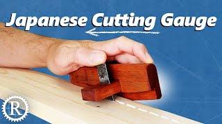 Making a Japanese Cutting Gauge! (kebiki) // Low-cost tool making.