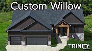 Custom Willow Ranch Home Design - By Trinity Homes Builders, WI