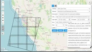 Searching and visualizing AWS  open geospatial datasets interactively with leafmap