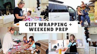 Gift Wrapping + Weekend Getaway Prep | Aaryn Williams