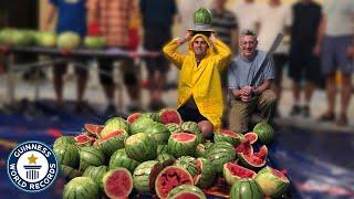 Real life Fruit Ninja! - Guinness World Records