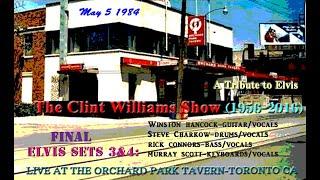 THE CLINT WILLIAMS SHOW THE FINAL ELVIS SETS - ORCHARD PARK  TORONTO MAY 1984 * STEVE CHARKOW DRUMS