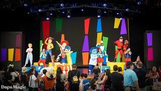 Pixar Pals Playtime Party Show Moment | Disneyland Resort 70th Celebration   4K