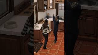 the sims 4: burglars with alarm vs. without  #EAPartner #thesims