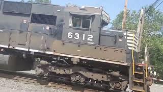 (PG-13) Norfolk Southern almost hits van in Lowellville (READ DESCRIPTION!)