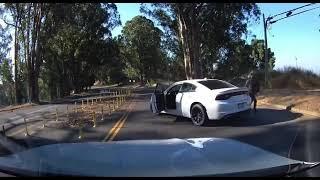 Raw video: woman escapes armed carjacking in Oakland