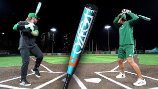 Hitting with the 2026 DeMarini OMEGA | BBCOR Baseball Bat Review (with @hawaiiathletics)