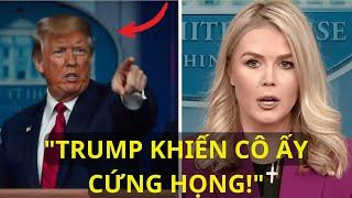 Phóng Viên Cố Hạ Bệ Karoline – Trump Chỉ Nói Một Câu, Cả Căn phòng Lặng Thinh!