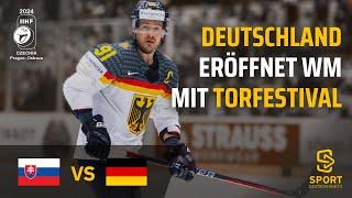 Das Eröffnungsspiel Slowakei vs. Deutschland | Full Match - 1. Spieltag, Eishockey-WM 2024