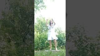 Tap dancing in high heels, full-length (Acapella, ASMR,)