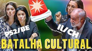 BATALHA CULTURAL NO PARLAMENTO | PSD BE CH e IL um Bebate forte no parlamento