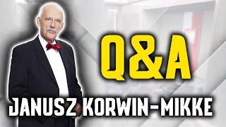 Q&A Janusz Korwin-Mikke | Sesja pytań i odpowiedzi || Kanał Polityczny