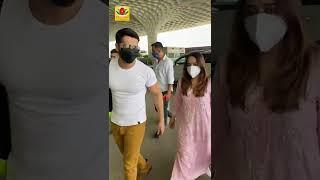 #varundhawan with wify left for #summervacation