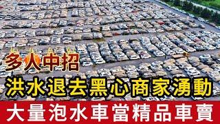 多人中招，高價買到泡水車 | 洪水退去，黑心商家湧動，大量泡水車流入二手市場