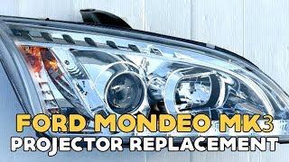 Ford Mondeo MK3, replace the bad original xenon hid projector!