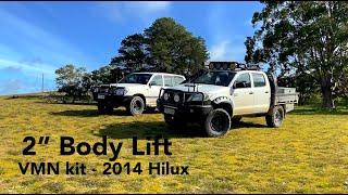 FULL INSTALL - 2" Body Lift on a 2014 Hilux