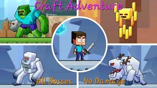 My Craft: Craft Adventure All Bosses Fight (No Damage)