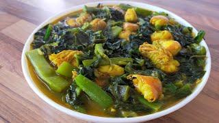 Basella Alba With Shrimp || Pui Shaak // Pui Saag Recipe || Easy Recipes By Easy Cooking Tutorial