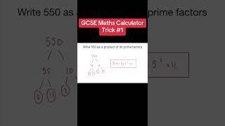 Calculator Trick you NEED for GCSE Maths #gcse #maths #tipsandtricks