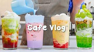 편안한 주말/1시간 모아보기1 hours/Cafe Vlog/ASMR/Tasty Coffee#603