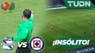 ¡HABÍA MARCADO PENAL pero era fuera de lugar! | Puebla vs Cruz Azul | Liga Mx -AP2024 - J12 | TUDN