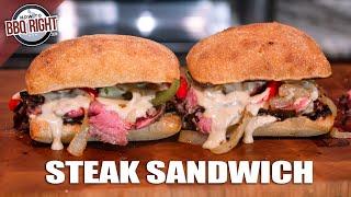 Tailgate Steak Sandwich - The BEST Football Food!